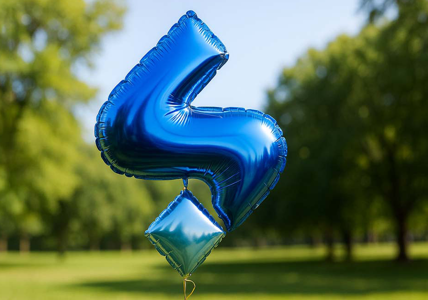 Realistic balloon Logo Prompt