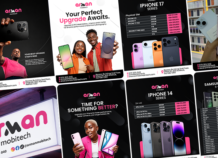 Arman Mobitech Brand and Social Media Design