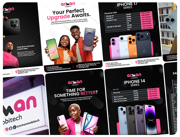Arman Mobitech — Social Media Design