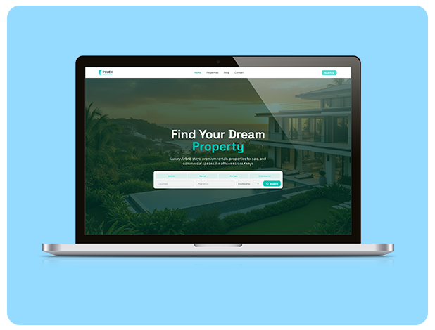 Pelek Properties real estate and booking website